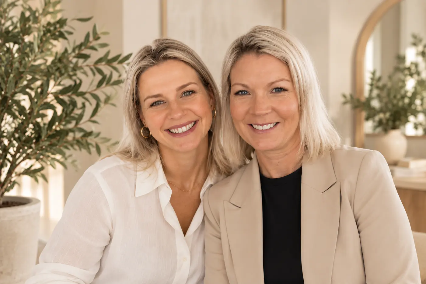Natasha de Goede and Chantelle Vorster, co-founders of Blume Designs
